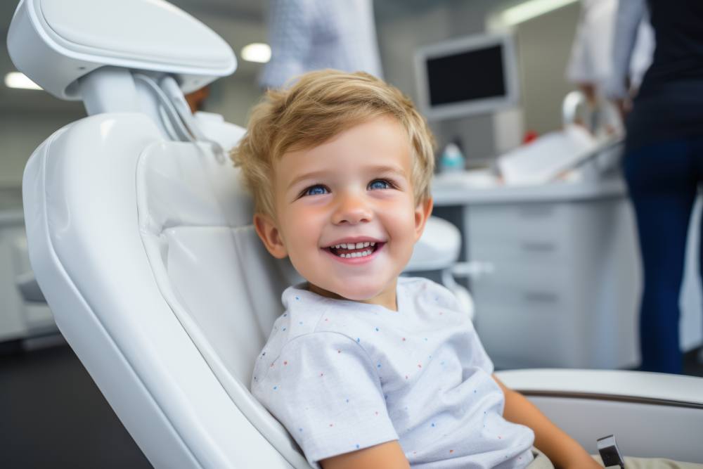 Ребенок в стоматологическом кресле